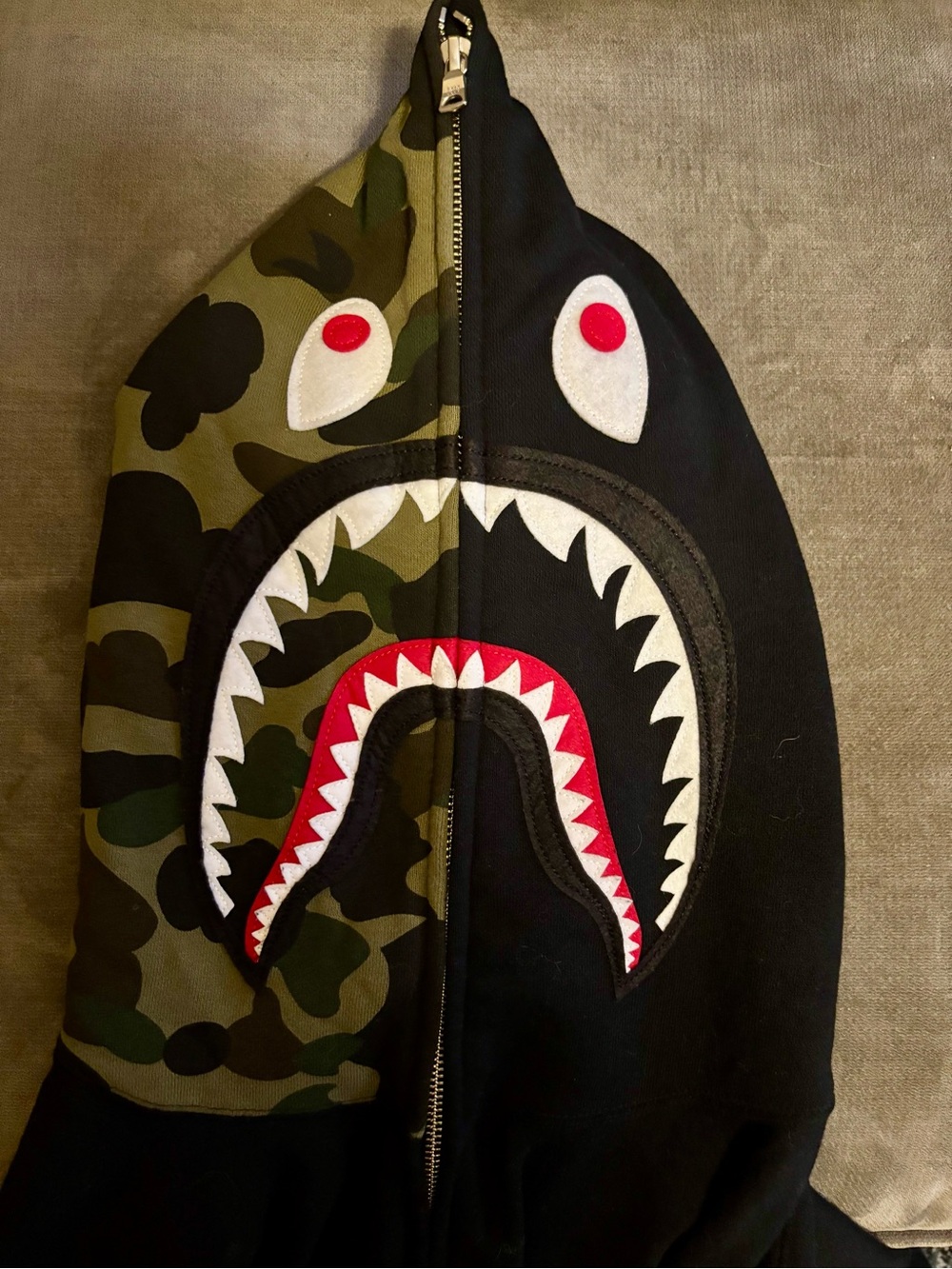 Bape x Big Sean Shark Full Zip Hoodie XL - Picture 4 of 10